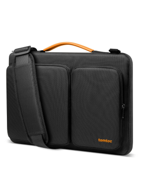 tomtoc 360 Protective Laptop Shoulder Bag for 16-inch MacBook Pro M4/M3/M2/M1 Pro/Max A3403 A3186 A2991 A2485 2024-2019, Water-resistant Sleeve for Dell XPS 15 Surface Book 3 The New Razer Blade 16
