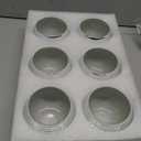 6 Pcs Disco Ball Vase Disco Ball Planter for Centerpieces Disco Ball Decor Flower Vase with Silver Mirror Glass for Wedding, Birthday, Party (3" X 4")