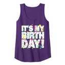 It's My Birthday Shirt for Men Women Teens Kids Confetti Tank Top, M