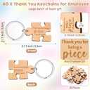 Ecation Volunteer Appreciation Gifts for Coworkers Thank You Keychain Social Workers Gift for Employee Appreciation