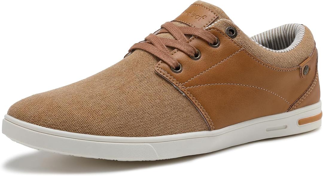 Mens Casual Shoes Fashion Dress Sneakers Breathable Business Shoes (10, Yellow)