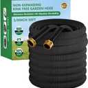 Garden Hose 50FT, Non-Expanding Water Hose Ultra Lightweight, Kink-Free, Burst-Resistant, Lead-Free, Durable & Flexible High-Pressure Hose for Yard, Lawn, Outdoor, Car Washing