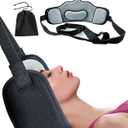 Portable Neck Stretcher Hammock,Cervical Neck Traction Device for Neck Pain Relief Over Door for Home Use, Physical Therapy AIDS for Neck Decompressor for Men and Women(1 Piece Black)