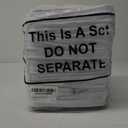 20 Pcs Clear Hard Zipper Case Bulk Hard Shell Plastic Pouch Transparent Double Zippers Toy Storage Organizer Bins for Building Blocks, Puzzles, Cosmetics(7.48 x 2.94 x 2 Inch)