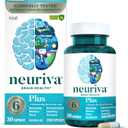 NEURIVA Plus Brain Supplement for Memory and Focus Clinically Tested Nootropics for Concentration for Mental Clarity, Cognitive Enhancement Vitamins B6, B12, Phosphatidylserine 30 Capsules, 

bbd: 07/2026