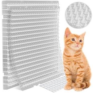 Petfolio 10Pack Scat Mat for Cats - 16 x 13 Inch Cat Spike Mat with 1 Inch Spike is A Perfect Pet Training Mat Device for Cat Repellent Indoor & Outdoor to Deter Cats & Other Animals for All Seasons