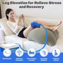 Inmoredo Inflatable Leg Elevation Pillow After Surgery, Wedge Leg Elevating Pillows for Injury Recovery, Blood Circulation, Swelling, Legs Support Cushion Knee Hip Ankles Pain