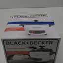 BLACK+DECKER 3-Cup Rice Cooker, 1.5-cup Uncooked Rice, 3 Cups Cooked, Steaming Basket, Removable Non-Stick Bowl, One Touch