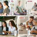 Christmas Thank You Gifts for Women Men - 20 oz Stainless Steel Insulated Coffee Tumbler with Lid - Christmas Inspirational Thank You Appreciation Gifts for Teachers Friends Boss Coworkers