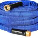 75FT Garden Hose, Water Hose, SPUAE Elastic Garden Hose with 3/4" Fittings, Triple-layer Core, Garden Hose Useful House Gifts for Outdoor Lawn Car Watering Plants