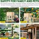 Qualirey 1 Pack Carpenter Bee Trap for Outside, 2 in 1 Catch & Release Wood Bee Traps Outdoor Hanging, Wood Boring High Capacity External Bees Vault, Defender Trap for Bees Catching