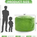Hobestluk 3FT Bean Bag Chair Giant Bean Bag Chairs for Adults Large Bean Chairs with Removable Cover, Beanbag Chair with Filler, Adult Bean Bag Chairs for Living Room, Bedroom