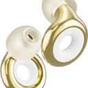 Loop Experience 2 Plus Ear Plugs  Stylish Certified Hearing Protection for Concerts & Festivals, Live Events, Sports, DJs & Nightlife  17dB Noise Reduction, (High-Fidelity) + Mute for extra coverage (Gold)