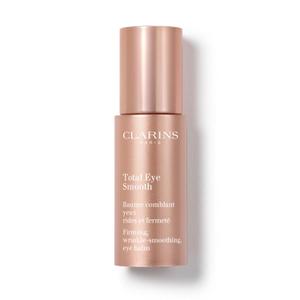 Clarins Total Eye Smooth | 2-In-1 Anti-Aging Eye Cream and 10-Minute Eye Mask | Minimizes Appearance Of Wrinkles, Dark Circles and Puffiness | Visibly Firms and Smoothes | All Skin Types | 0.5 Ounces