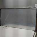 Black Bathroom Mirror 55x30 Inch, Rounded Corner Rectangle Mirror with Metal Deep Frame, Wall Mirrors for Over Sink, Vanity, Bedroom, Bathroom, Hangs Horizontally or Vertically