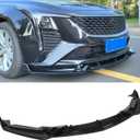 3pcs Front Bumper Lip for Cadillac CT5 2020-2024 Front Spoiler Splitter