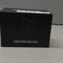 MMlove Heated Socks for Teenagers Youth,3 Heat Settings, 4000mAh Battery, Electric Heated Socks for Middle Senior High School,Washable Rechargeable Foot Warmers for Skiing,Snowboarding,Hiking,Cycling