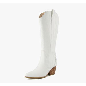 CUSHIONAIRE Women's Caress tall western boot +Memory Foam, Size 6.5