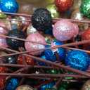 HOHOTIME 24 Pack Artificial Berry Stems Branches, Christmas Faux Holly Colorful Berries Branches Ornaments for Christmas Tree Wreath DIY Craft Decorations Holiday Home Decor(Colorful) (Mixed Colors)