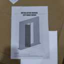 Bifold Doors for 24" x 80" Opening, 1-lite Mirror Closet Folding Doors with Hardware kit Included, Easy Assembly, White