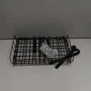 Knee Scooter Basket Accessory, Removable Wire Basket, Fits Most Knee Scooter Models, Easy Installation, Foldable Design, Black Metal Handlebar Mount