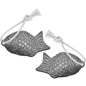 Iron Fish Cooking Tool 2 Pack, Natural Iron Cooking Tool to Add Iron to Food & Water, Safe & Effective Aid for Vegans, Athletes, Pregnant Women and Children