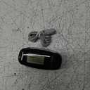 Simple Pedometer for Walking, Accurate Step Tracker with Carabiner, 3D Step Counter for Men Seniors (Black)