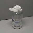 Takeya Tritan 64 oz Motivational Water Bottle with Straw Lid - Durable, BPA-Free - With Time Marker - Leakproof & Non-Slip Bumper - Cloud White