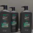 DOVE MEN + CARE Body and Face Wash with Wild Mint Oil, Invigorating Revive 3N1 with 24-Hour Nourishing Micromoisture Technology, 30 oz 3 Count