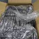 Corner Shower Caddy Tension Pole - 4 Tier Stainless Steel Rustproof Shower Corner Caddy for Bathtub Bathroom Shower Organizer Shelves Adjustable Pole 25-114.2 Inch Black