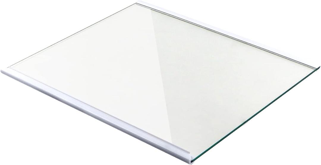 Upgraded W11130203 Freezer Shelf, 11.7" X 10" Compatible with whirlpool Refrigerator WRS571CIHZ WRS571CIHZ04 WRS571CIHZ01 Freezer Glass Shelf, Replacement W10773887 PS12347522 4545866