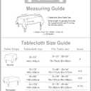 JIALE Tablecloths for Rectangle Tables,Cotton Linen Table Cloth Waterproof Tablecloth Wrinkle Free Farmhouse Dining Tables Cover,Soft Fabric Table Cloths with Tassels,Grey,55" X 55",2-4 Seats