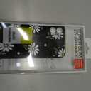 LEECG for iPhone 12 Mini Case, Astronaut Floral Butterfly Print Creative Design Phone Cover Anti Scratch Soft Microfiber Lining Liquid Silicone Phone Case 12 Mini-Daisy Black