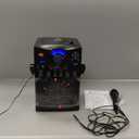Singing Machine Karaoke Machine for Kids and Adults with Wired Microphone - Built-In Speaker with LED Disco Lights - Wireless Bluetooth, CD+G & USB Connectivity - Black