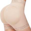 Lover-Beauty Butt Lifter Panties Faja Shorts Hip Enhancer Tummy Control Butt Lifting Shapewear (Small)