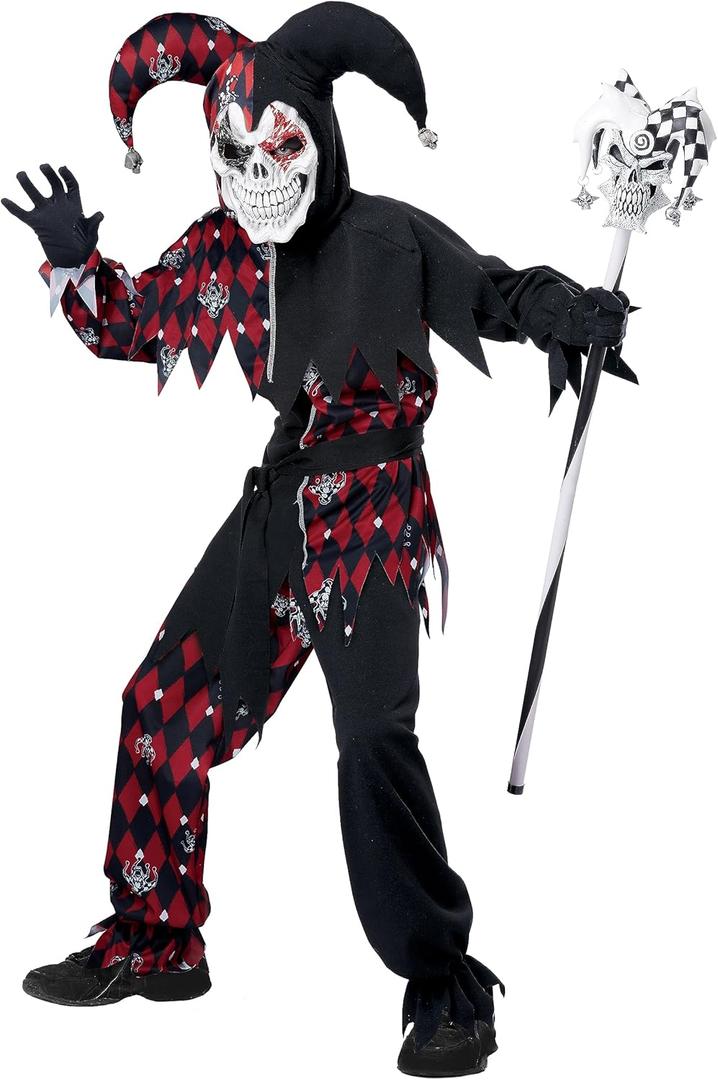 California Costumes Child's Sinister Jester Costume Small (6-8)