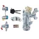 Complete Set Door Lock Ignition Switch Replacement for Toyota Corolla 1992 1993 1994 1995 1996 1997 69052-12340 69052-12360