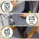 8" X 30" Peel and Stick Carpet Stair Treads for Wooden Steps, Reusable Washable Edging Stair Rugs, Runner Indoor Non-Slip Stair Mats for Kids Elders Pets (4 Pack)