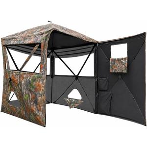 Hunting Blind with 3 Shooting Heights, Built-in Storage Deer Blind, 58.5 x 58.5 x 66.5"