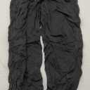 Faleave Women's Cotton Linen Summer Palazzo Pants Flowy Wide Leg Beach Trousers with Pockets (Medium, Black)