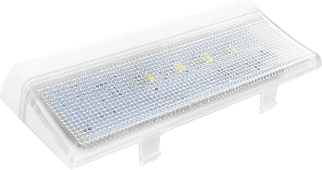 Upgraded W10515057 Refrigerator LED Light with Cover, Replacement for WPW10515057, W10398007, 3021141, PS11755866, Compatible with Whirlpool, Maytag, KitchenAid, Kenmore Refrigerators, Fits WRS325FDAM