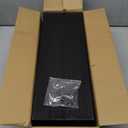 Black Wood Floating Shelves for Wall Rustic Wall Shelves for Bedroom Set of 6 (17 inch)