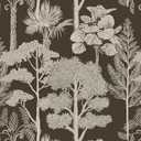 Safiyya Peel and Stick Wallpaper Forest Contact Paper 17.3" x 393" Vintage Tree Wall Paper Renter Friendly Self Adhesive Removable Wallpaper for Bathroom Vinyl Brown