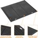 Onlyfire Universal Cast Iron Griddle, Reversible Cooking Griddle for Gas/Charcoal Grills, 19.1" x 15.7"