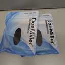 2 x Doc Miller Ankle Brace for Women & Men  Foot Compression Sleeve, Toeless Wrap & Support for Pain Relief, Plantar Fasciitis, Achilles Tendonitis & Injury Recovery, 1 Pair (Medium, Black)