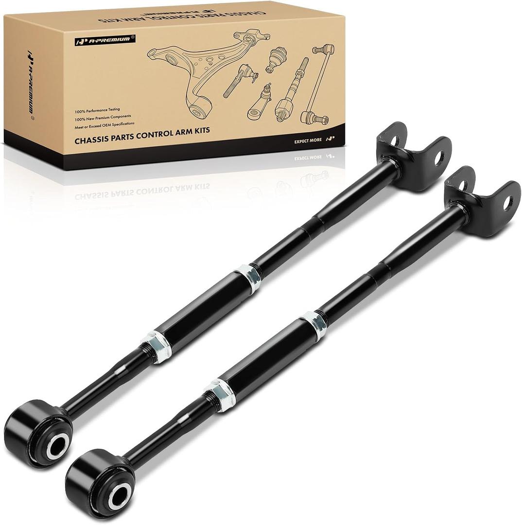 A-Premium 2 x Rear Forward Lower Control Arms, with Bushing, Compatible with Toyota Camry 2007-2011, Avalon 2005-2012