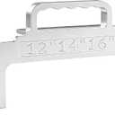 3 in 1 Framing Tools, 12", 14", 16" On-Center Layout Framing Spacing Tool. | Cast Aluminum Layout Jig for Walls, Roofs, Floors, Ladders, and Decks., 1pcs
