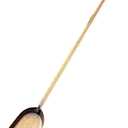 Compact 25" Brass Plated Fireplace Ash & Coal Shovel, Small Snow Shovel