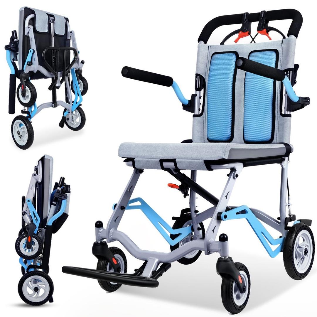 600W Electric Wheelchair Foldable Lightweight 49LB 300LB Capacity 30+ Mile Range