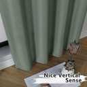 Gwine Sage Green Extra Long Curtains 120 Inch Length 2 Panels Set, Light Filtering Soft Faux Linen Textured Drapes for Living Room Bedroom, Solid Rod Pocket Window Curtains, Each 50Wx120L, 2PCS, 10ft